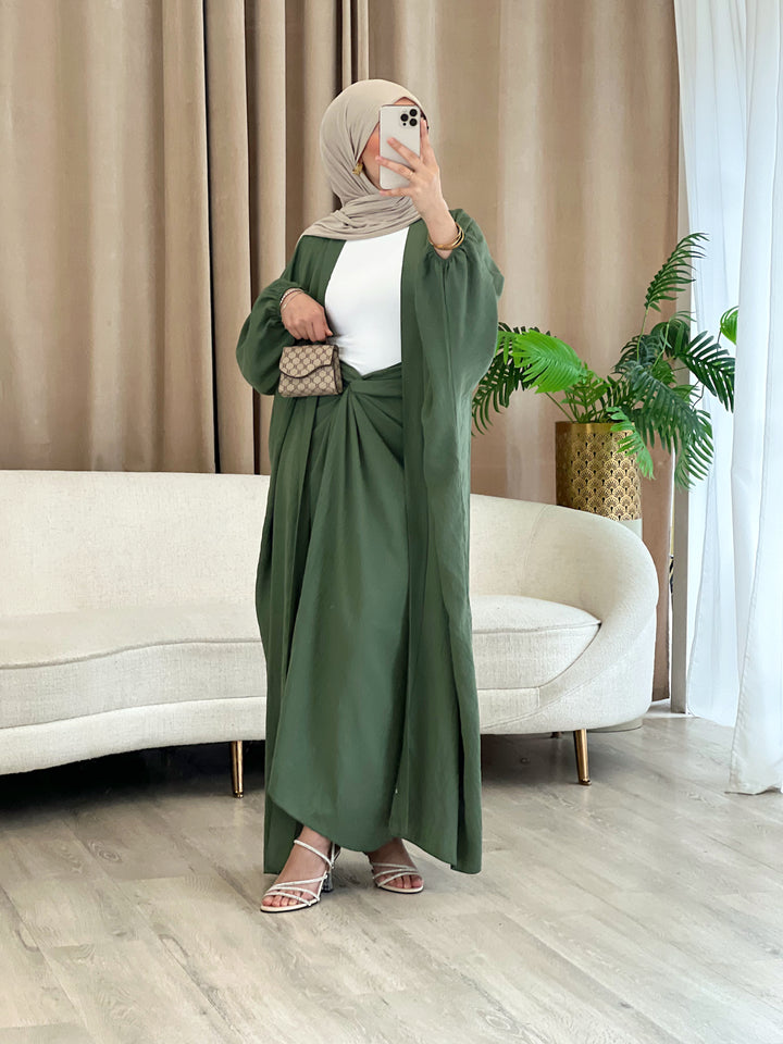 Noura Set in Olive