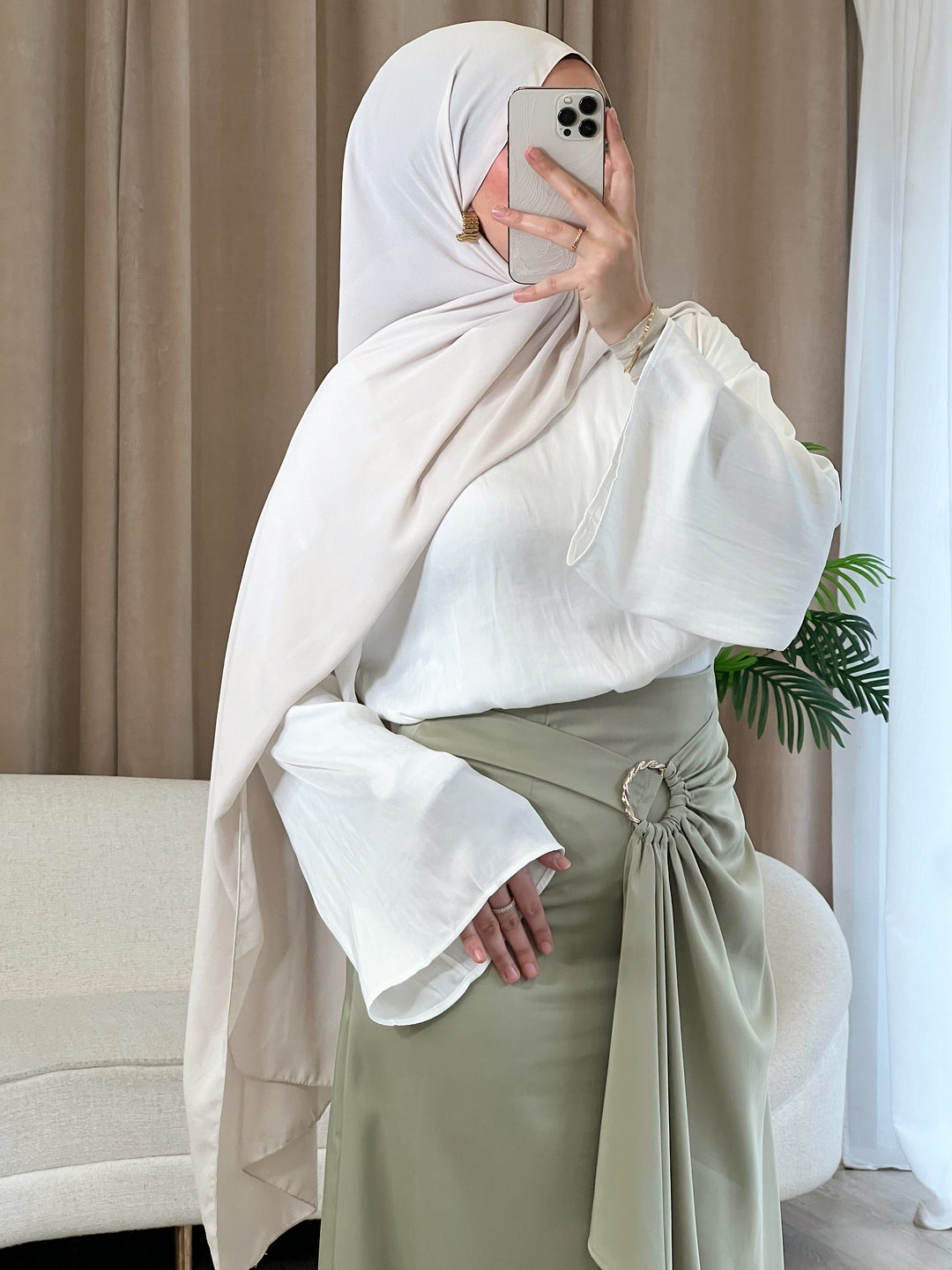 Marbella Maxi Rock in Mint