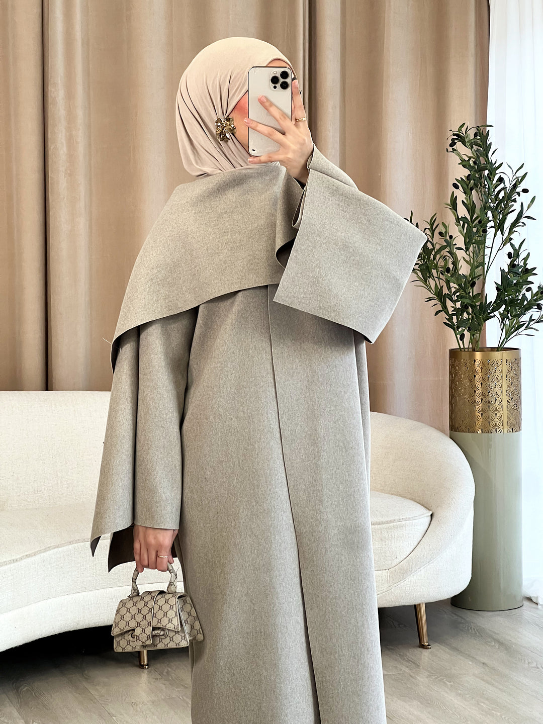 Yaren Mantel mit Cape