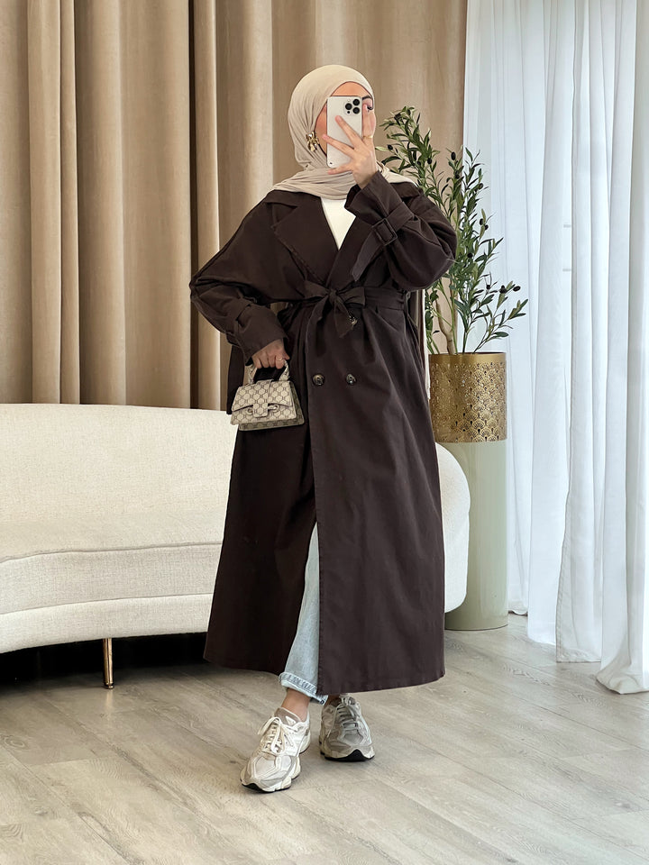 Miri Denim Trenchcoat