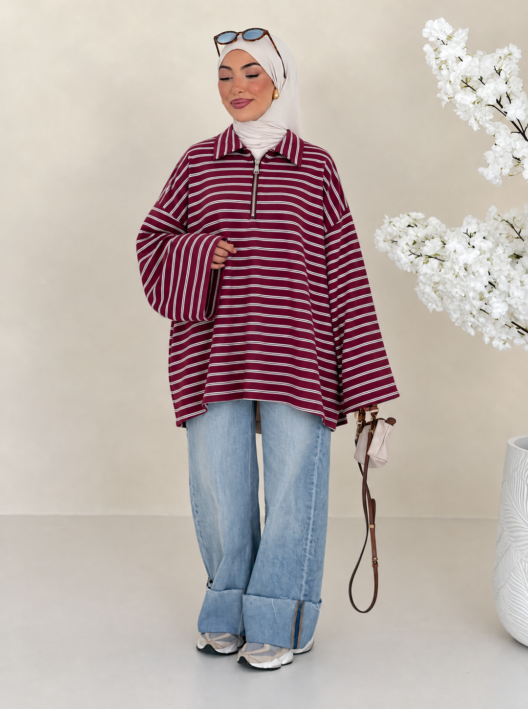 Siena Oversized Zip Pullover