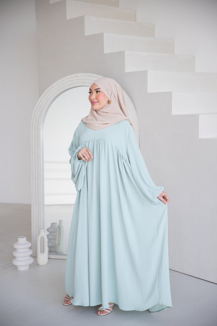 Sare Abaya in Mint