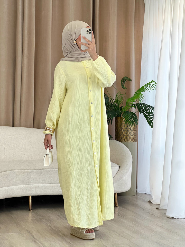 Solea Musselin-Kleid