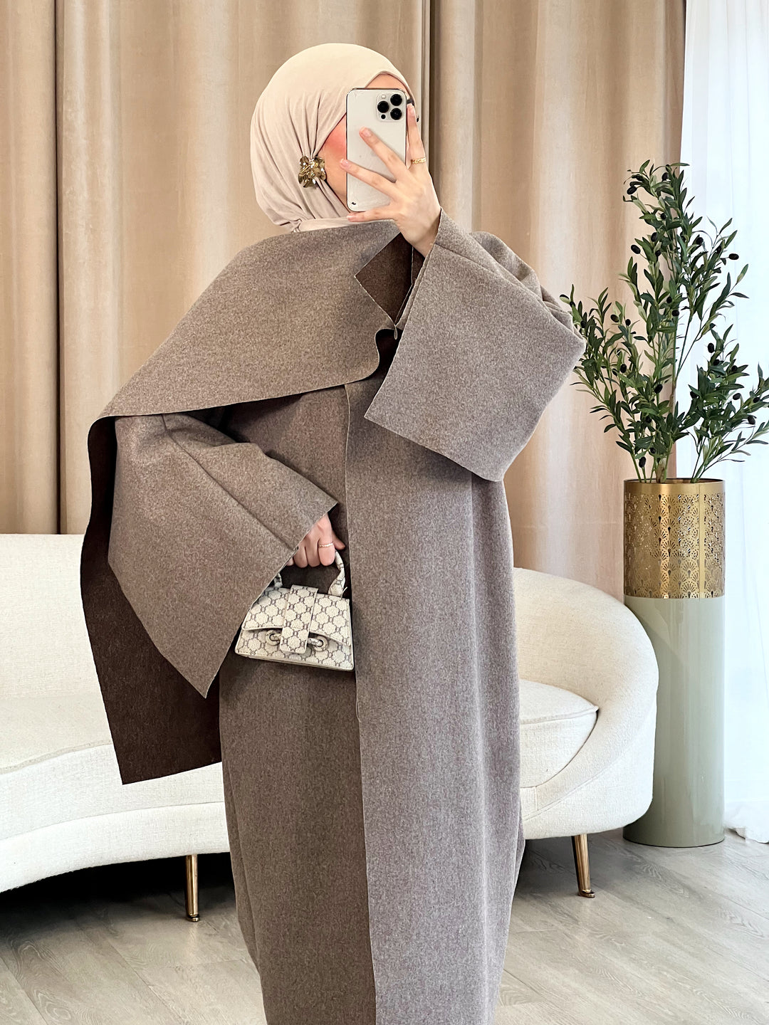 Yaren Mantel mit Cape