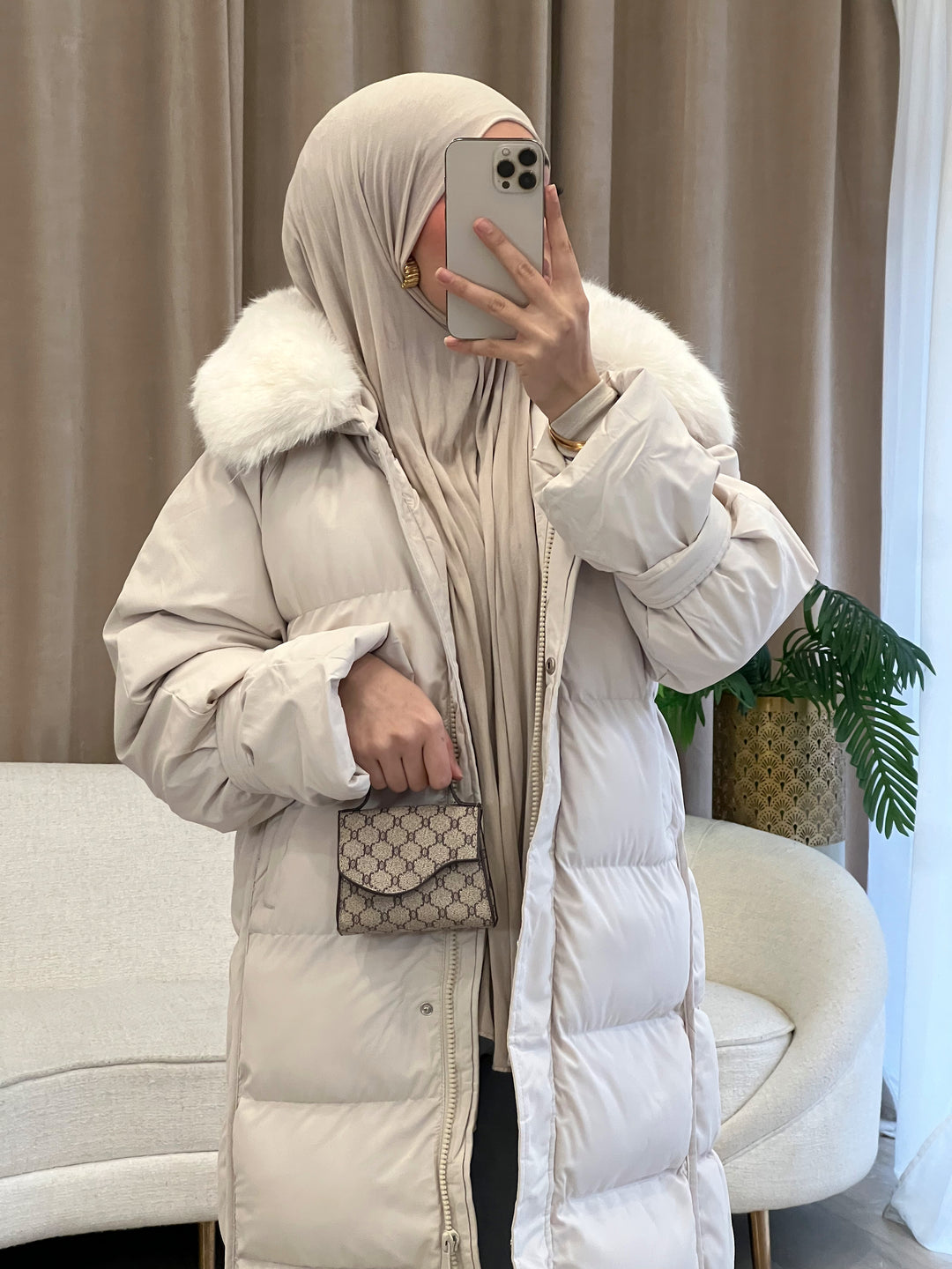Zeina Parka in Beige