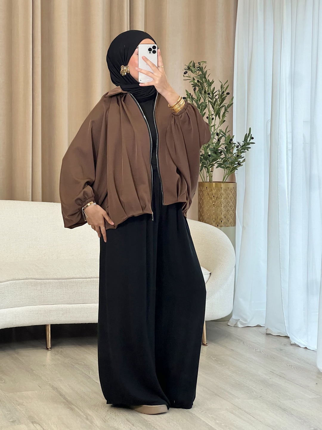 Layli Satin-Jacke