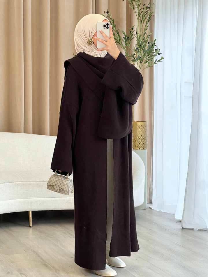 Mira Long Strick-Cape