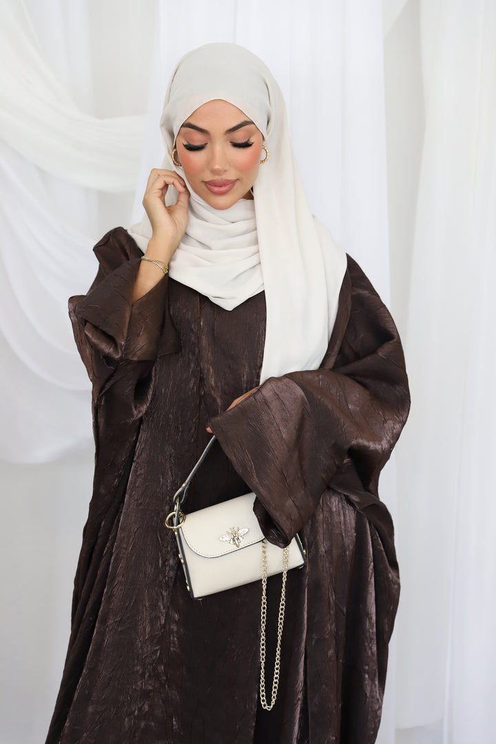 Aseel Abaya Set in Braun