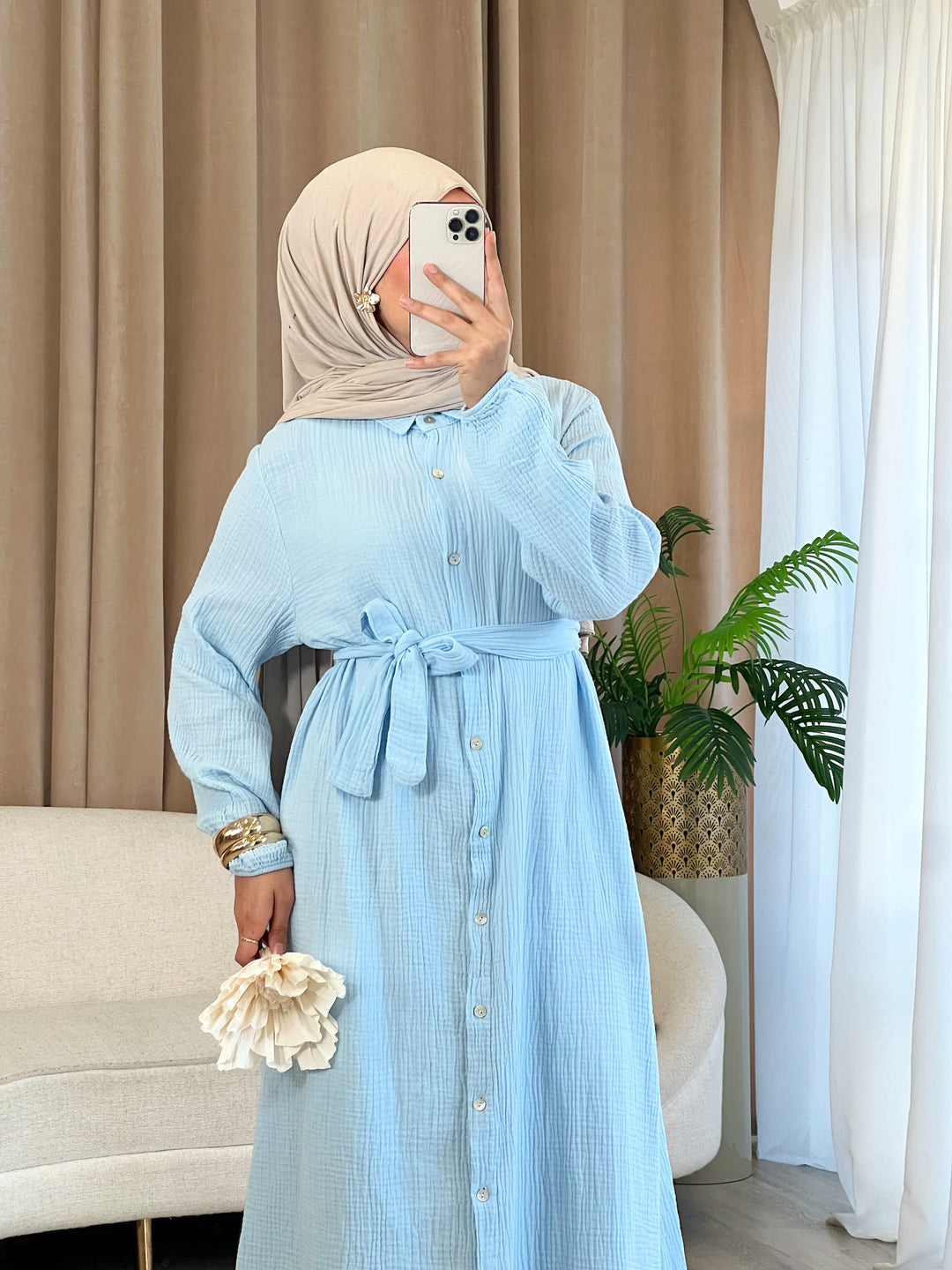 Solea Musselin-Kleid