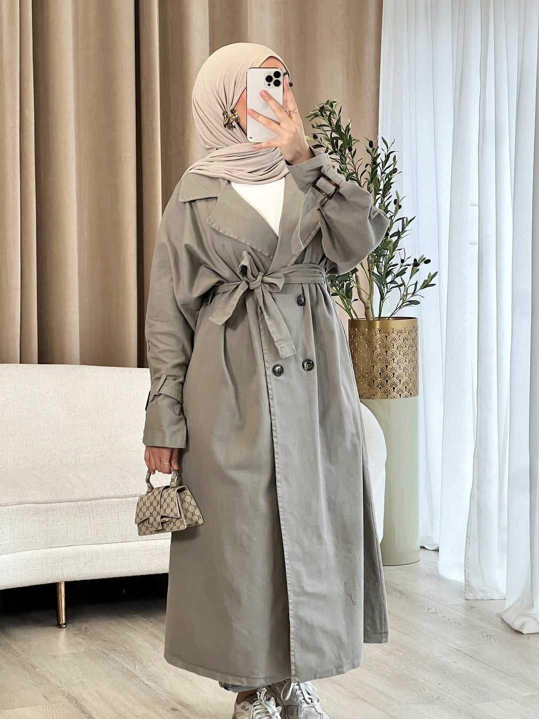 Miri Denim Trenchcoat