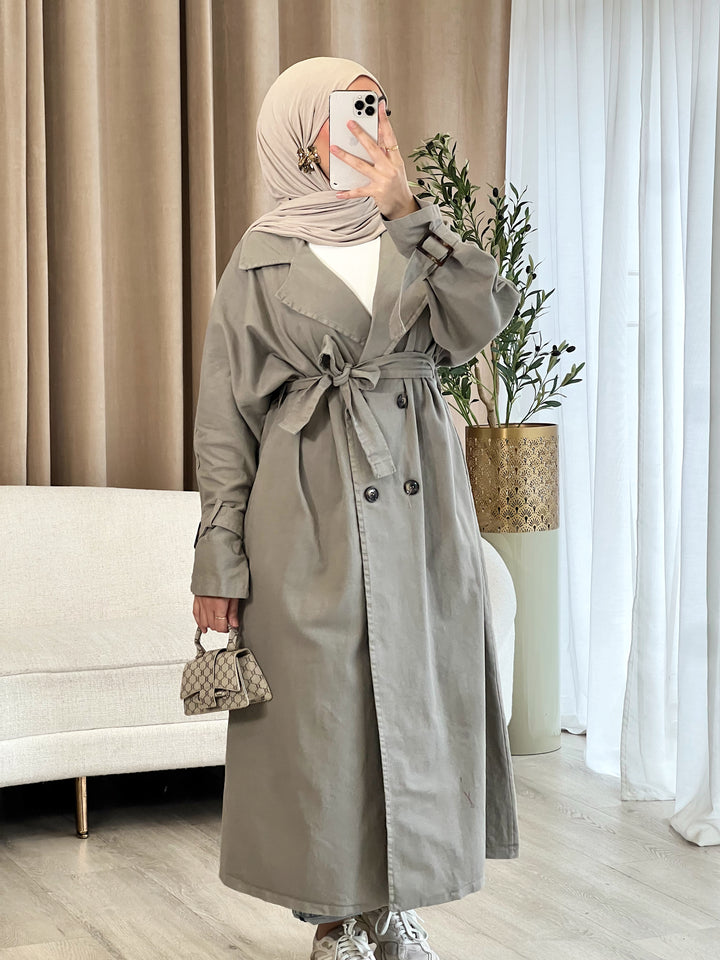 Miri Denim Trenchcoat