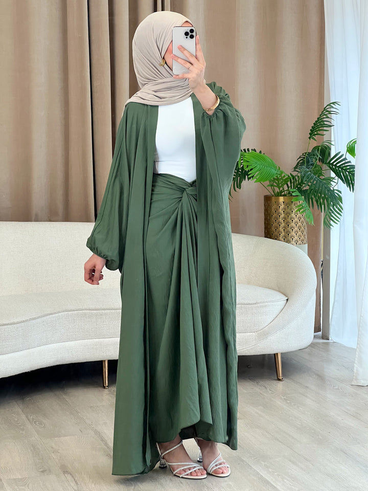 Noura Set in Olive