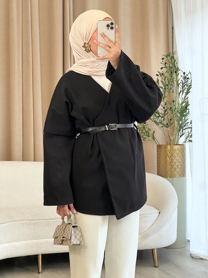 Imani Jacke mit Gürtel