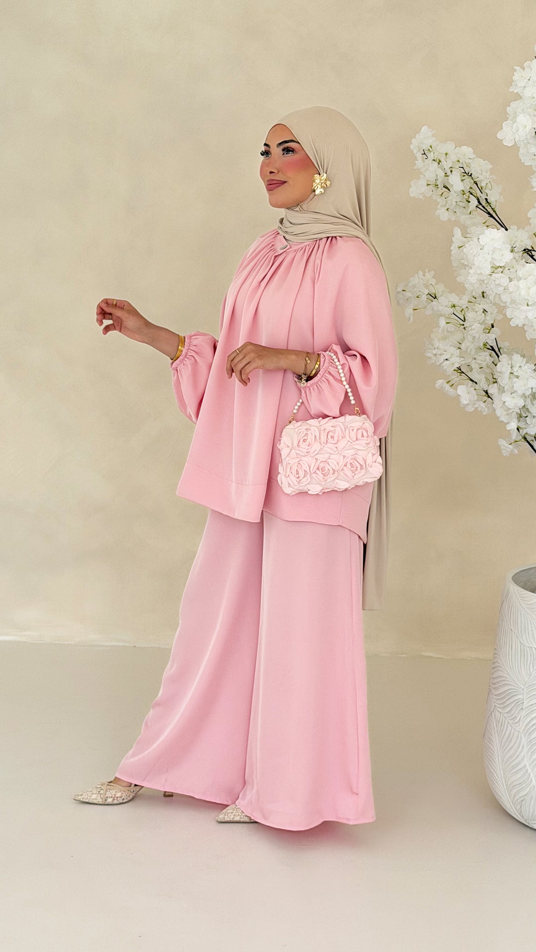 Zarela Satin 2-Teiler