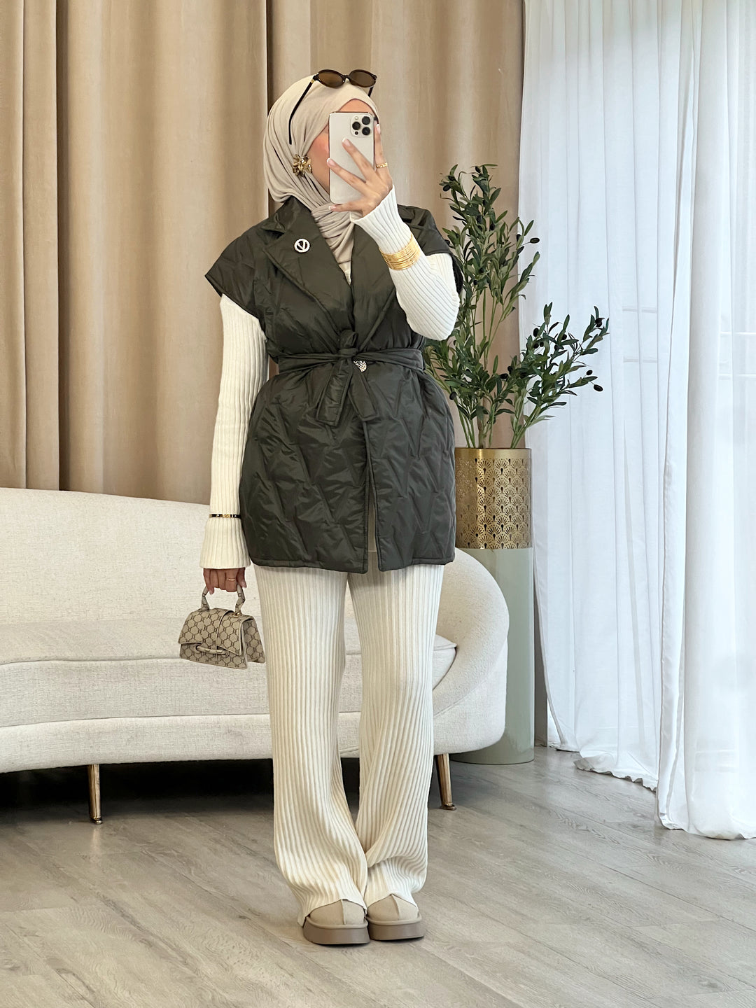 Autumn Puffer-Weste