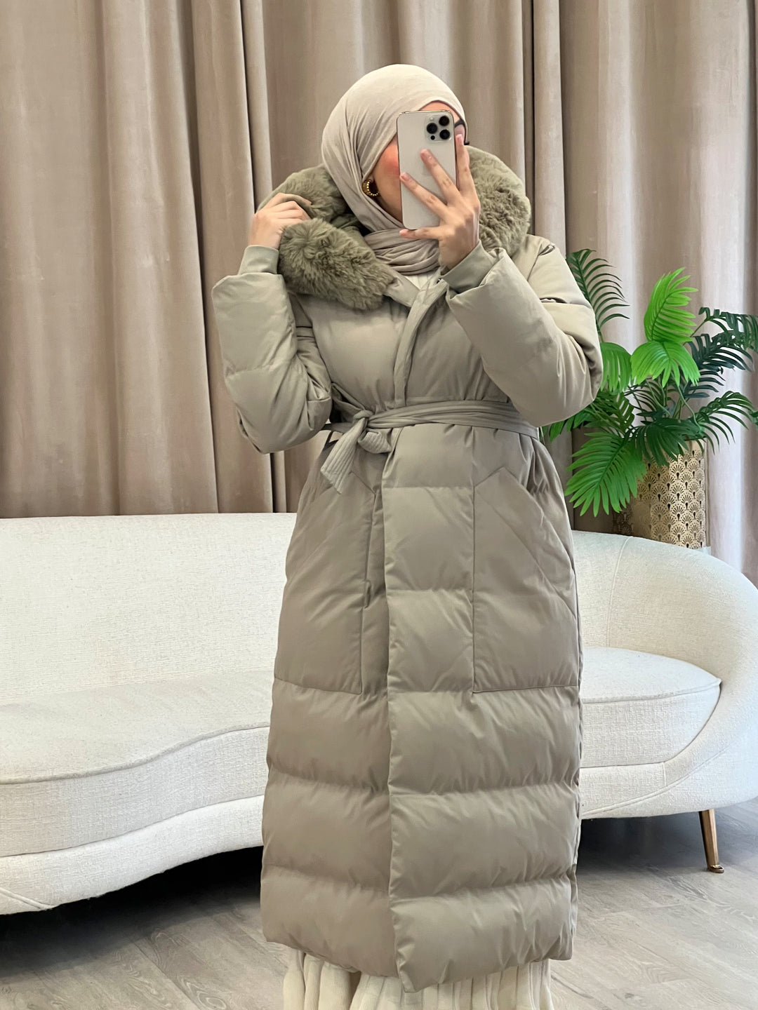 Leni Parka in Salbeigrün