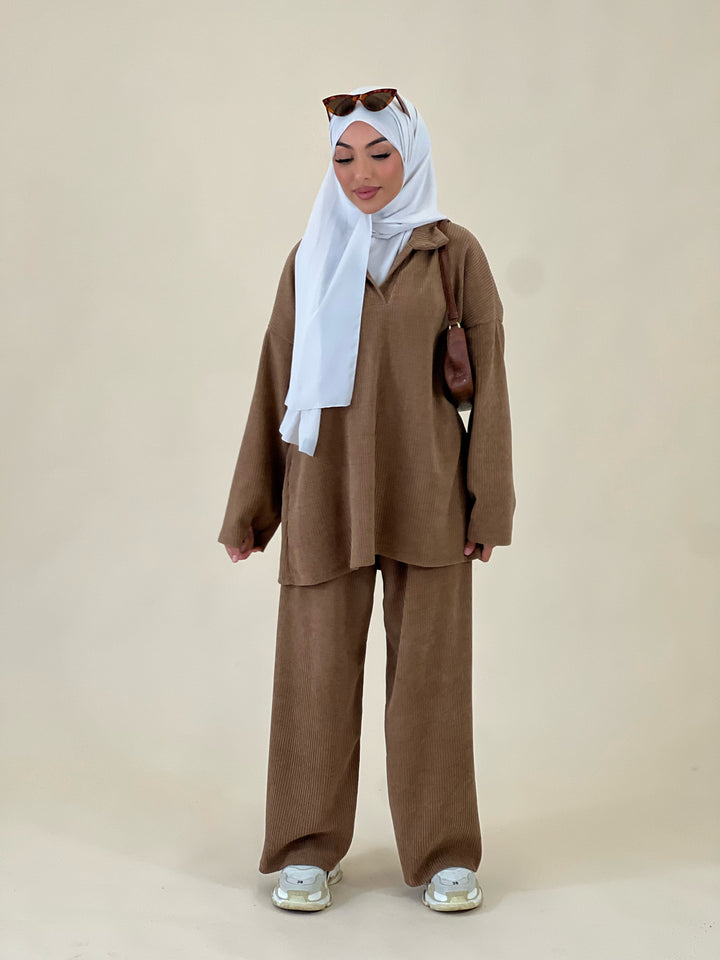 Sahra Cord Set Camel