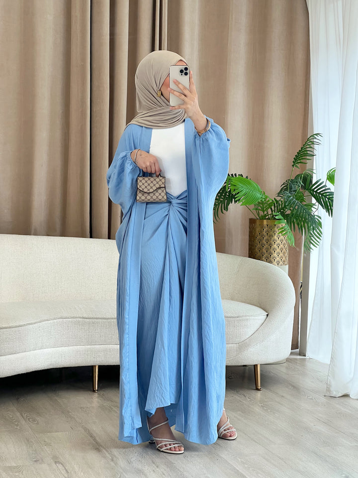 Noura Set in Babyblau