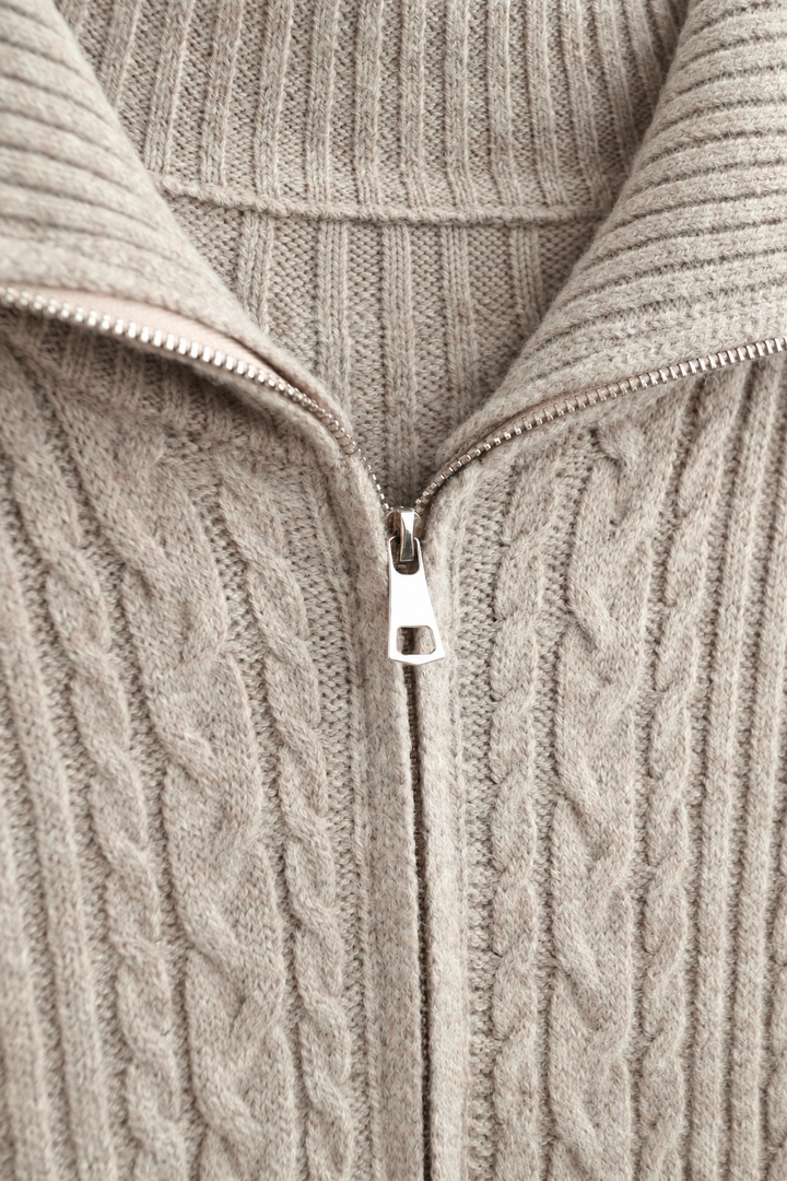 Celine Zip-Cardigan