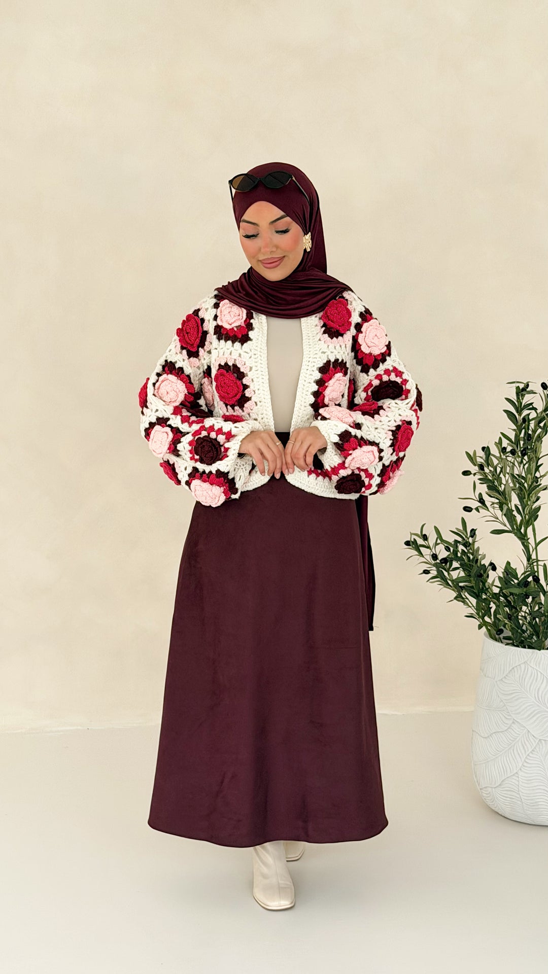 Luna Bloom Handmade Cardigan