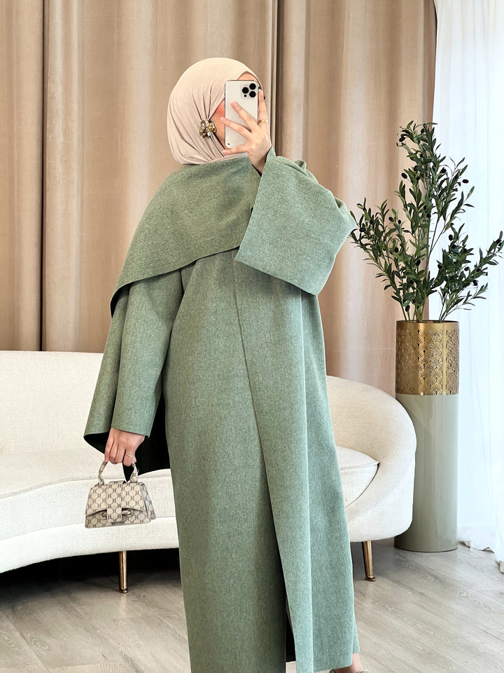 Yaren Mantel mit Cape