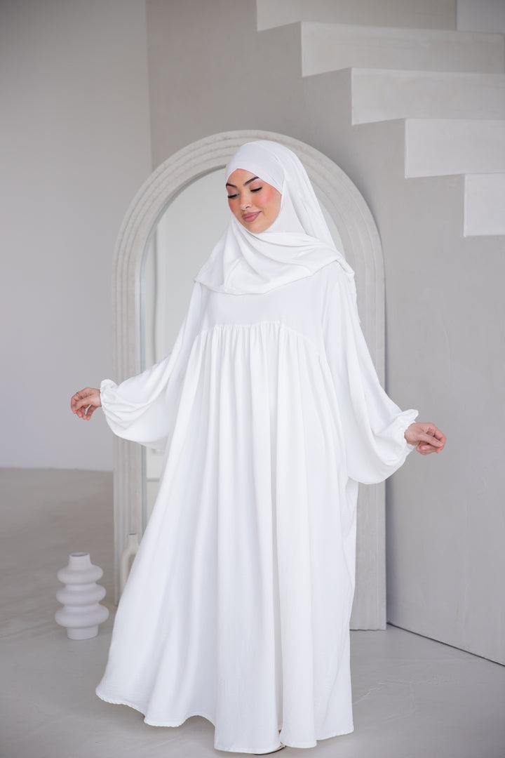 Sare Abaya in Weiß