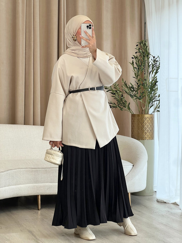 Imani Jacke mit Gürtel