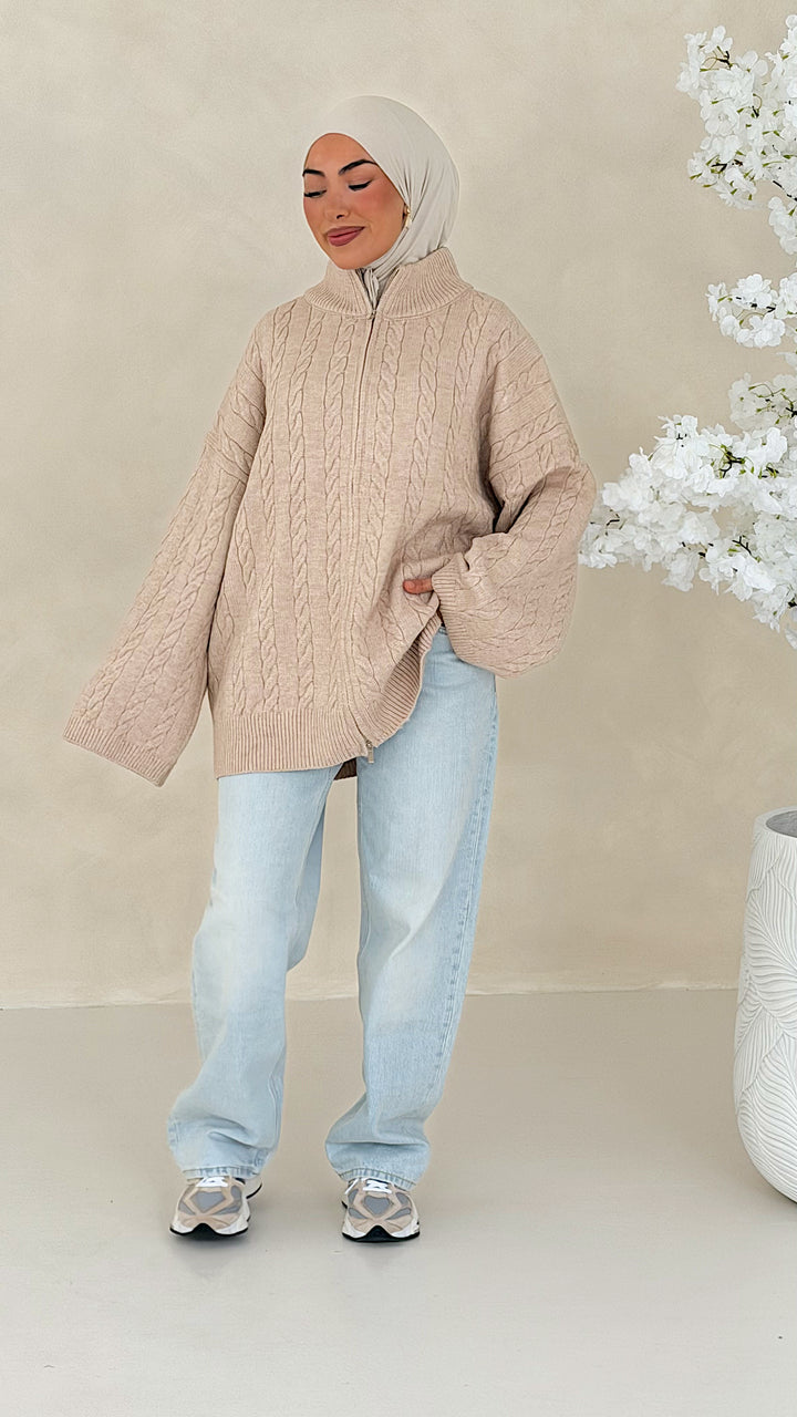 Nelia Zopfstrick Cardigan