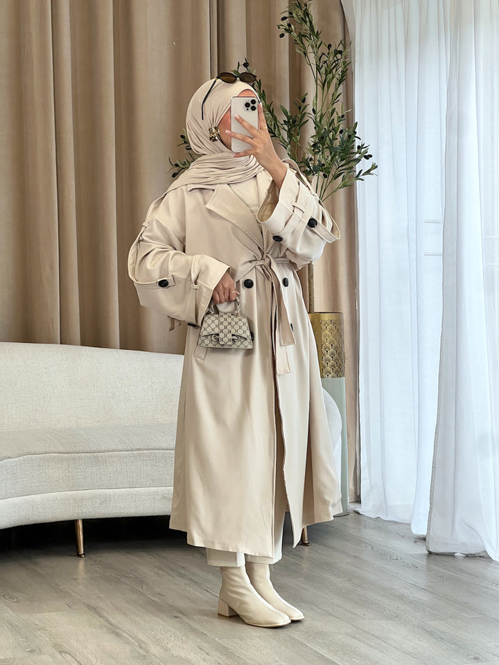 Ella Trenchcoat in Beige