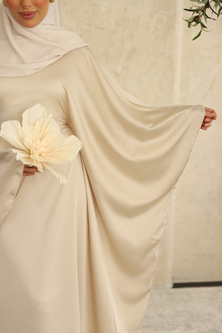 Lumina Abaya Set in Beige