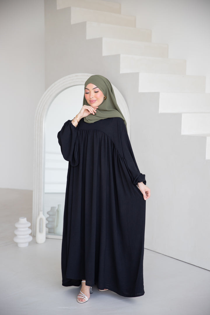 Floral Noor Khimar 3-Lagig in Khaki