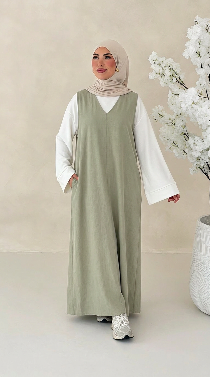 Basic Latz-Kleid