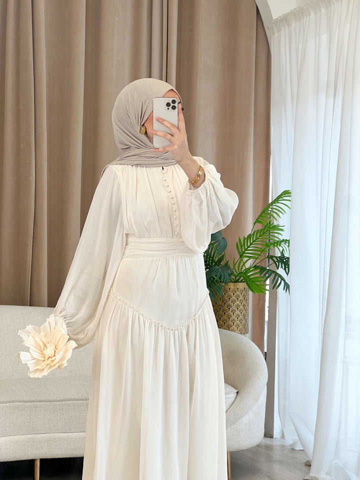 Mykonos Kleid in Creme