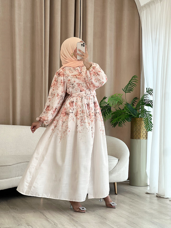 Camélia Kleid mit Blumenmuster