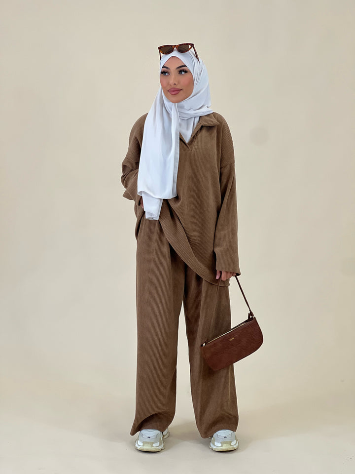 Sahra Cord Set Camel