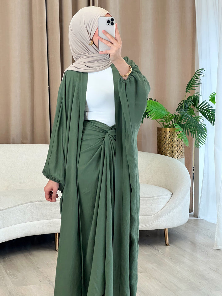 Noura Set in Olive