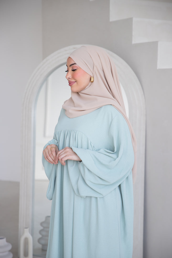 Sare Abaya in Mint