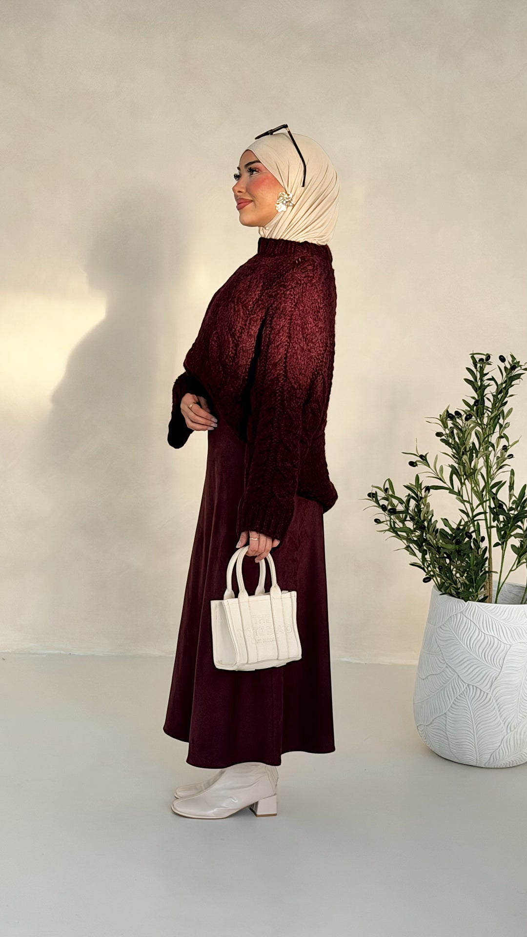 Sade Pullover mit Zopfmuster