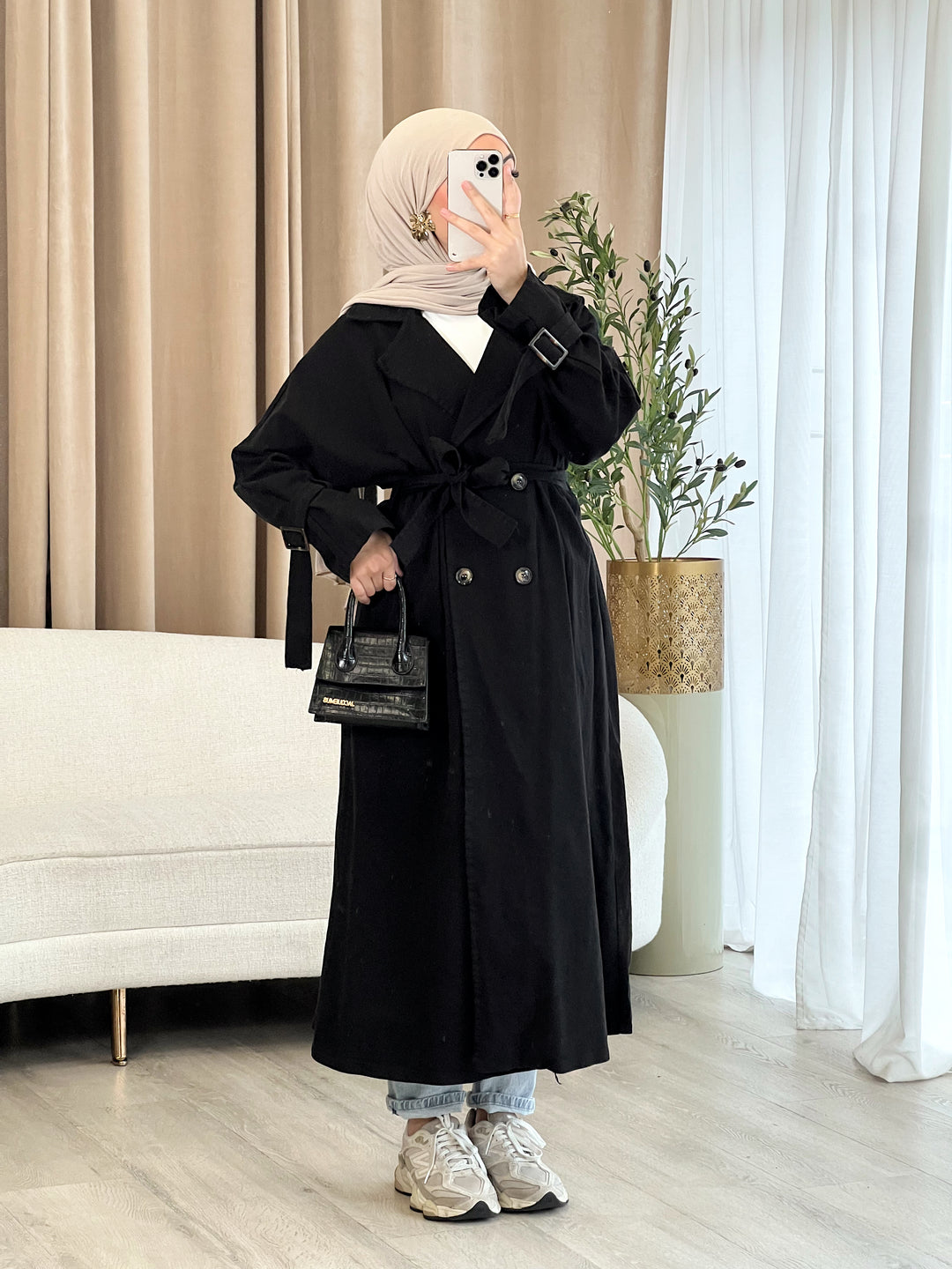 Miri Denim Trenchcoat