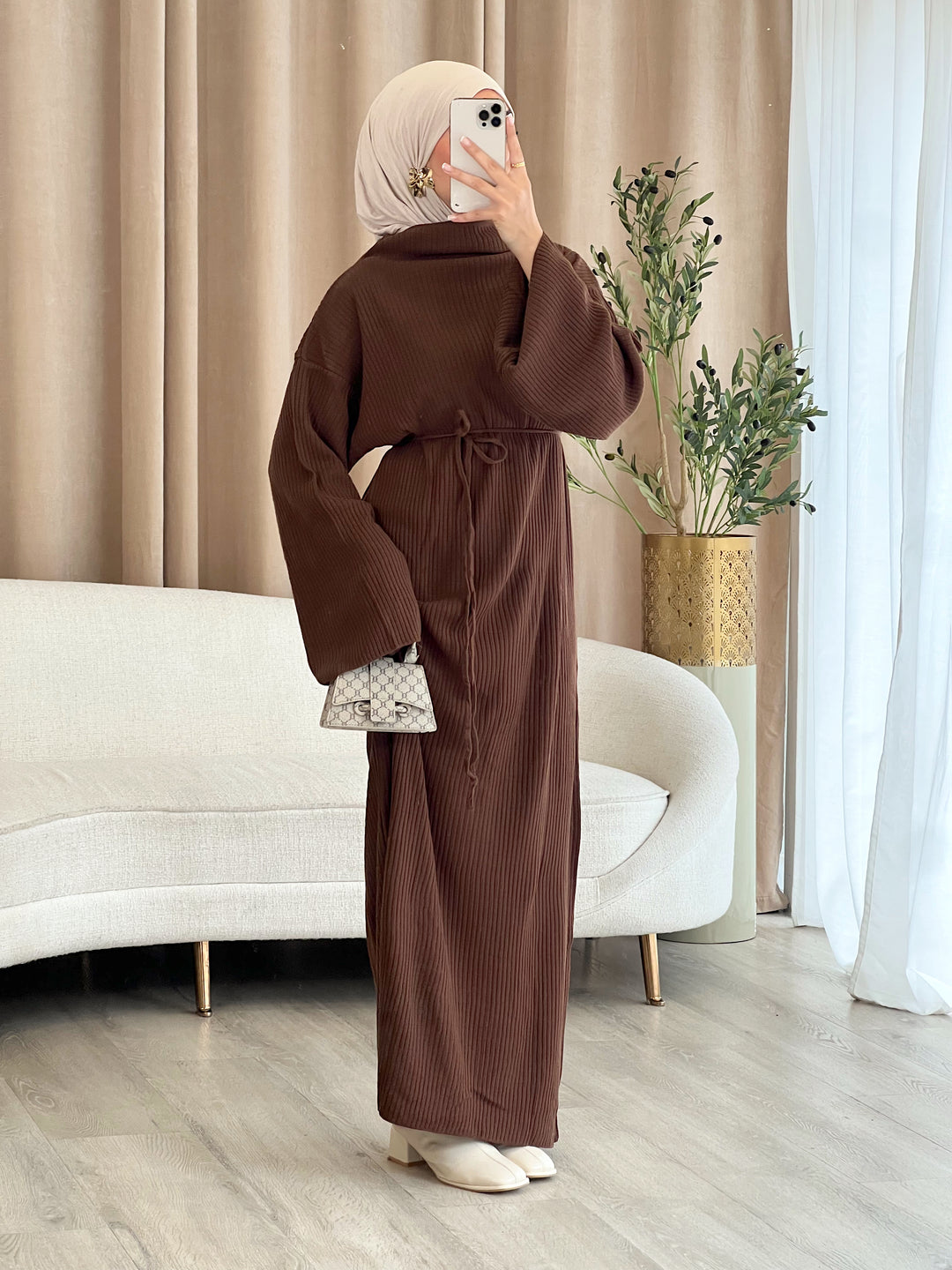 Hazal Strick-Kleid
