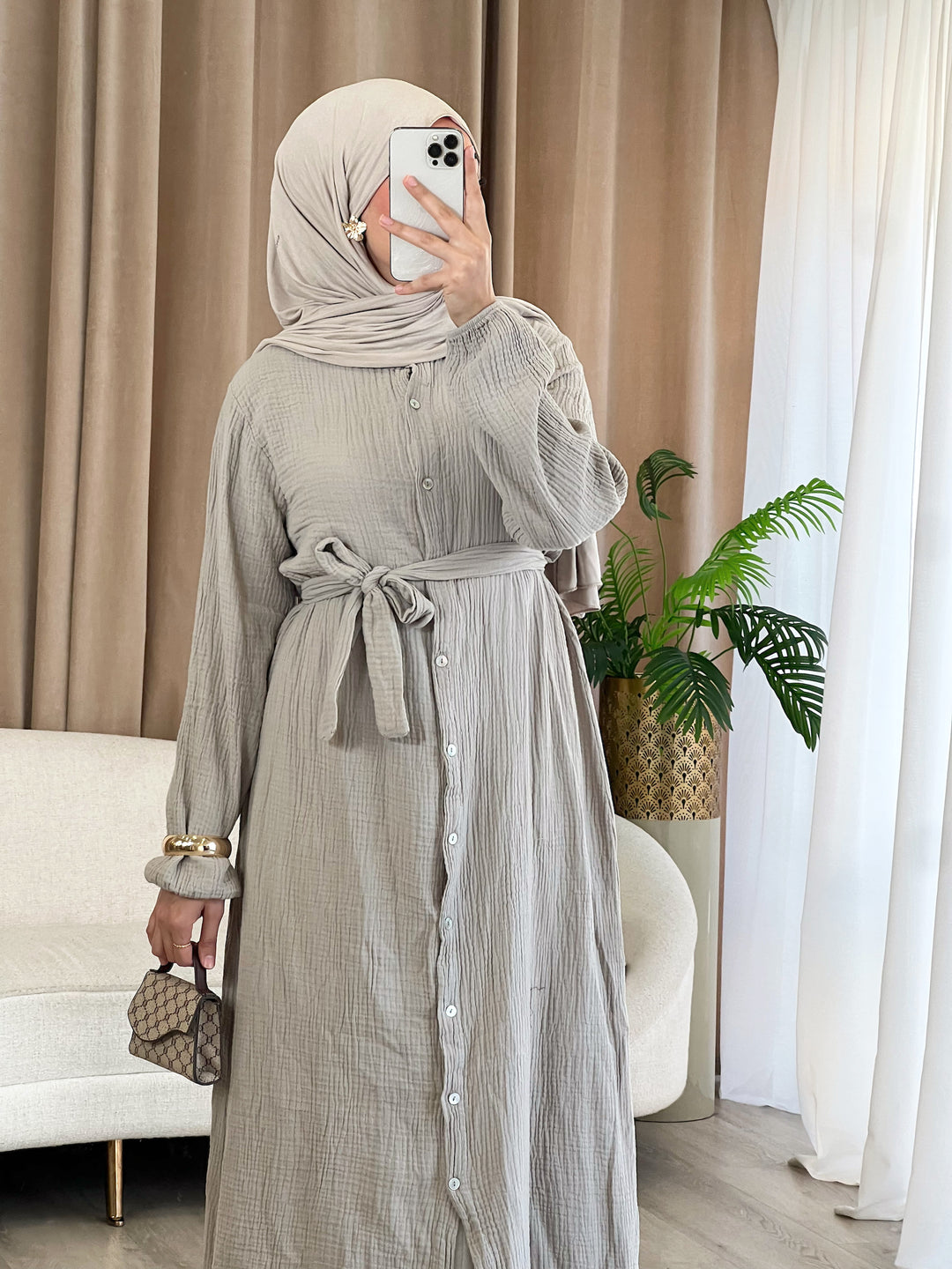 Solea Musselin-Kleid