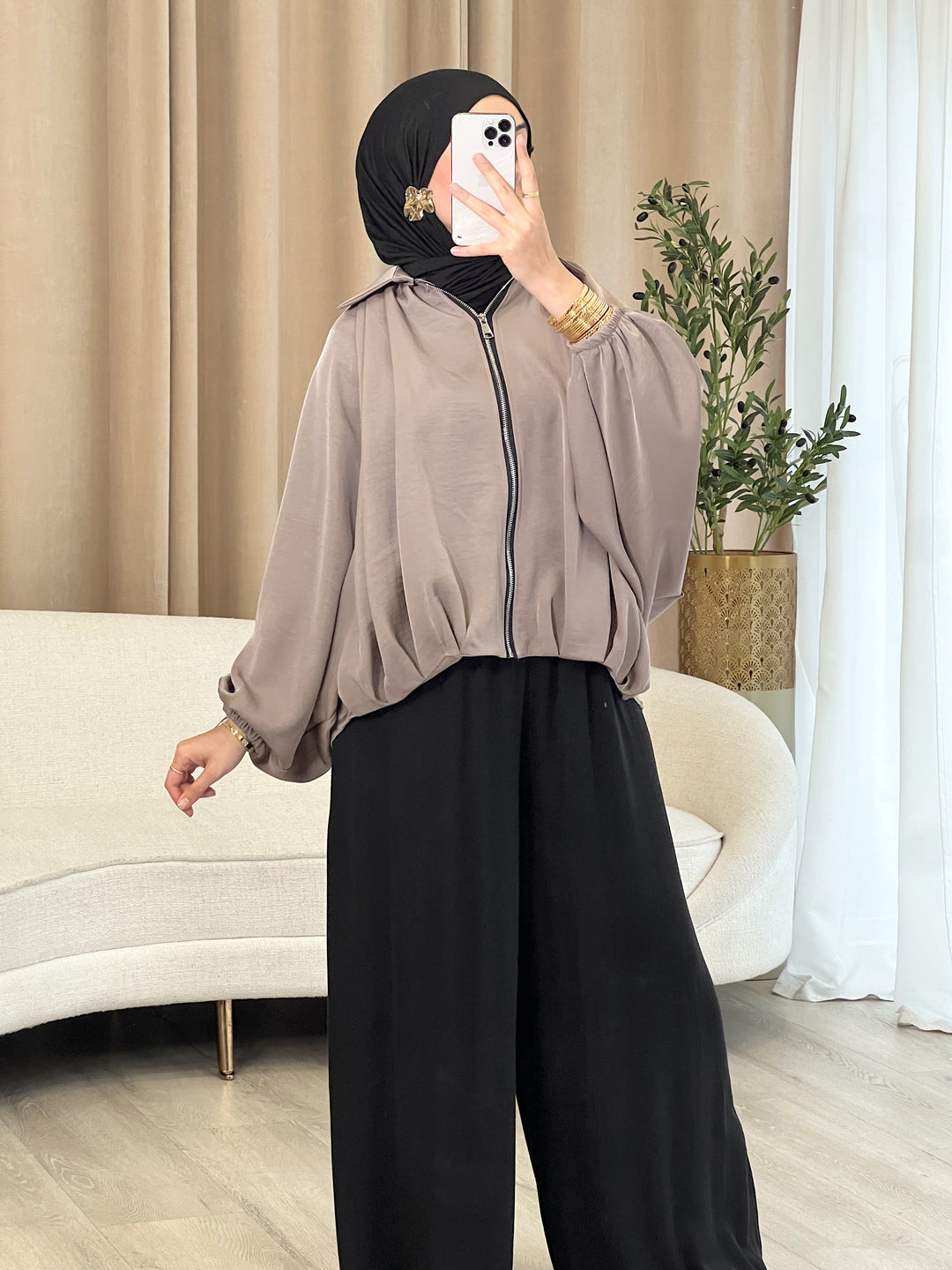 Layli Satin-Jacke