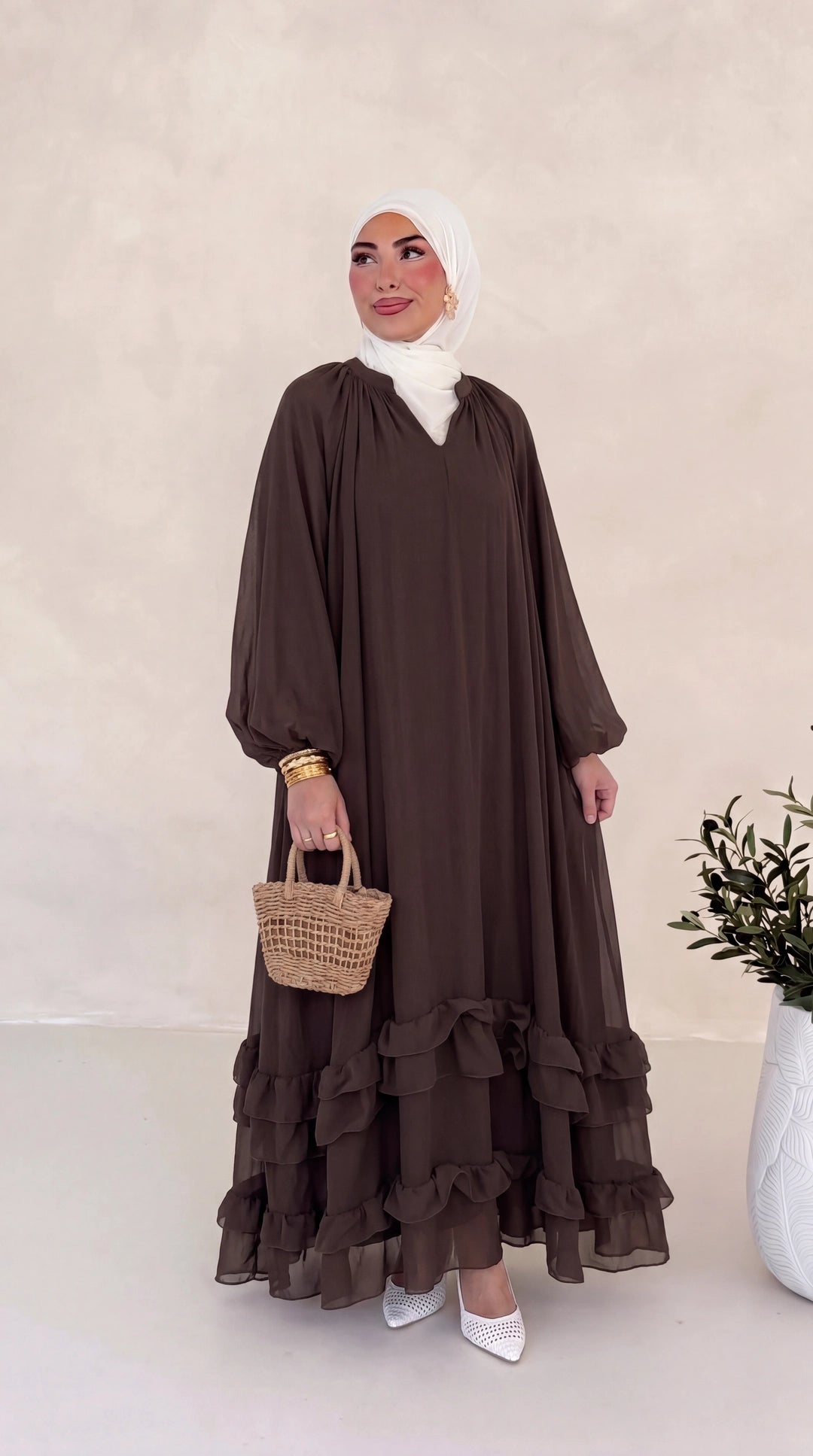 Alya Volant Kleid
