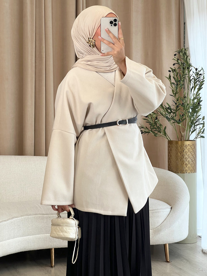 Imani Jacke mit Gürtel