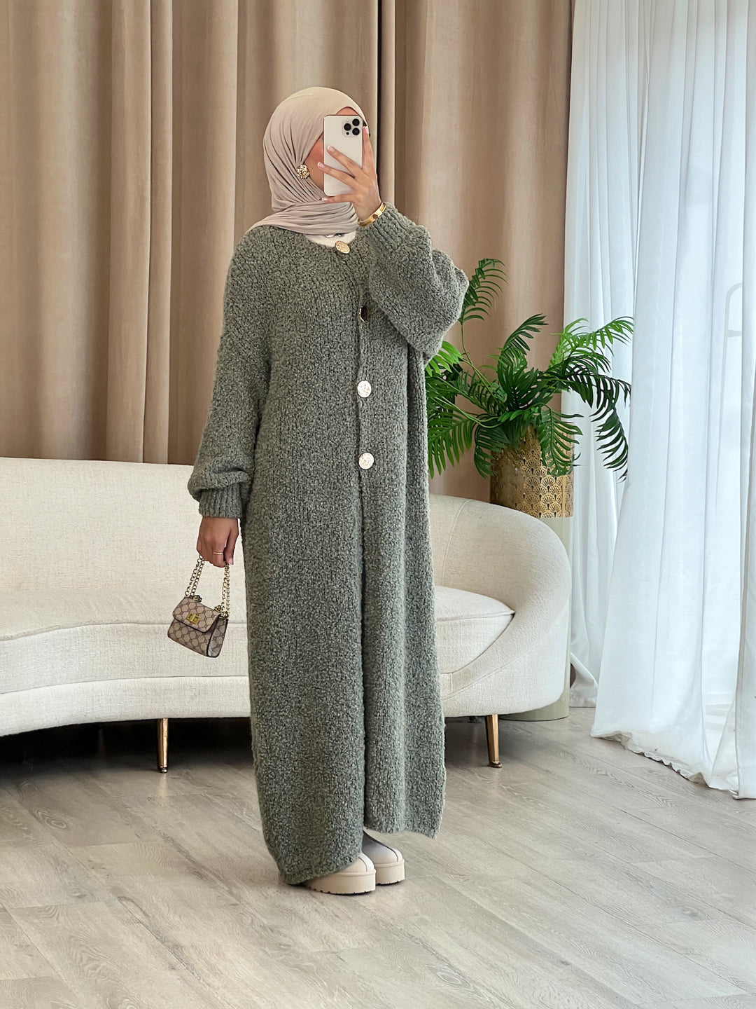 Cloudy Teddy Cardigan