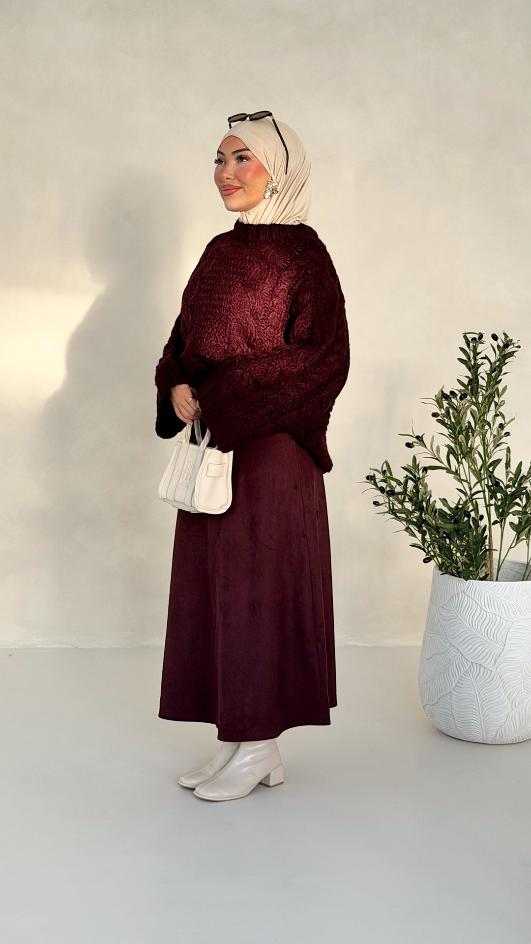 Sade Pullover mit Zopfmuster