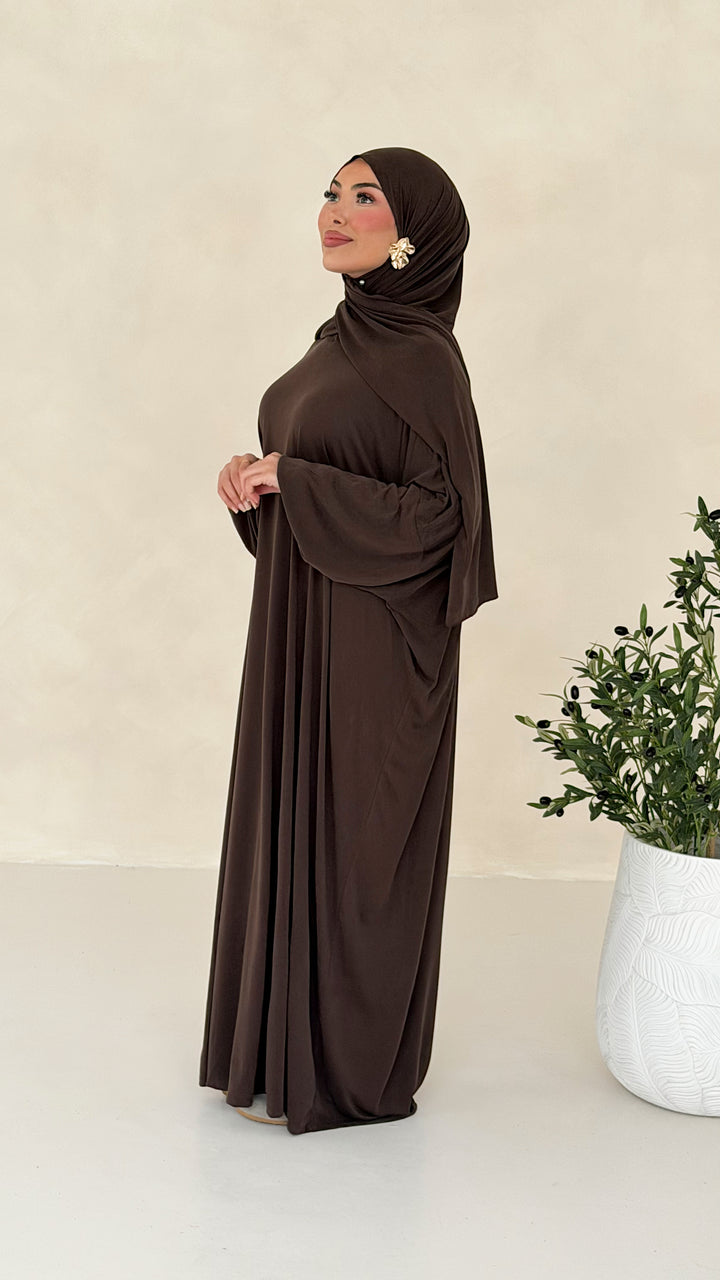 Nareen Abaya mit integriertem Hijab