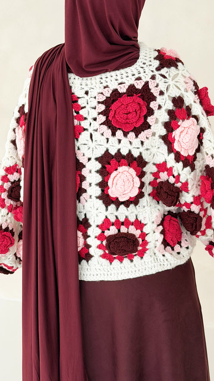 Luna Bloom Handmade Cardigan