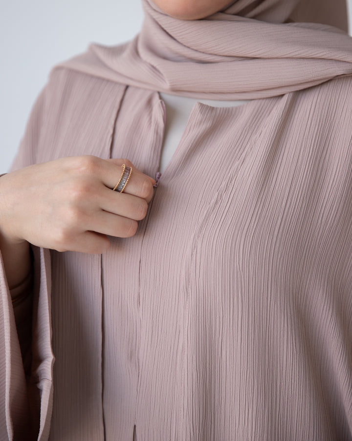 Suna Abaya 3-Teiler in Nude