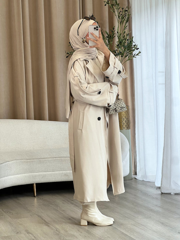 Ella Trenchcoat in Beige